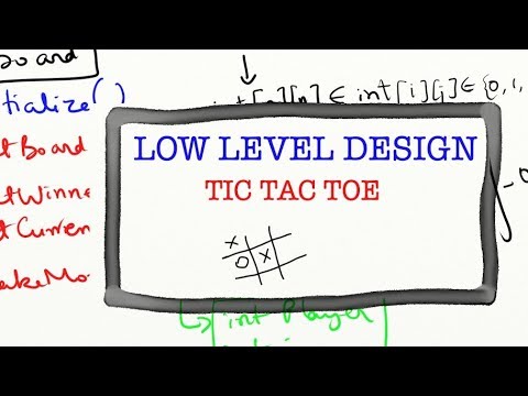 Design Tic Tac Toe: Low Level Design Coding Interview Question