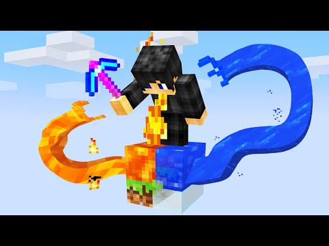Minecraft, But It's On 1 Elemental Block!