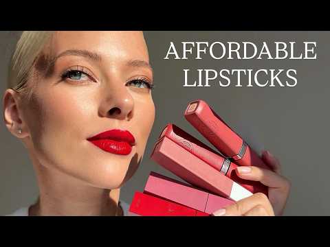 My Top Affordable Lipsticks | Elena Rachitskaya