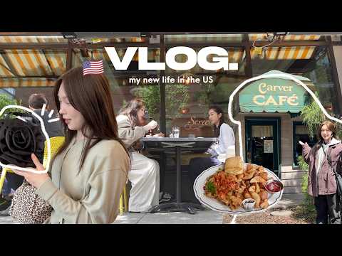 美國VLOG🇺🇸一週生活&朋友來玩啦! 打卡暮光之城拍攝地/逛古著店/吃生日餐/組樂高/開箱LE SSERAFIM專輯 | heyitsmindy