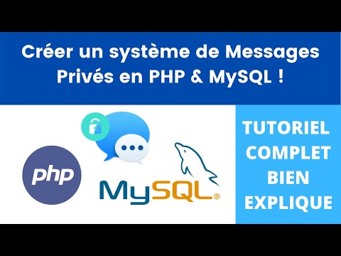 TUTO PHP - Créer un Système de Messages Privés en PHP & MySQL