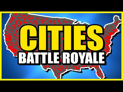 Top 150 Largest Cities Battle Royale... (World War Simulator)