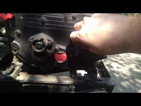 Замена масла мотоблок Форте 8 л с