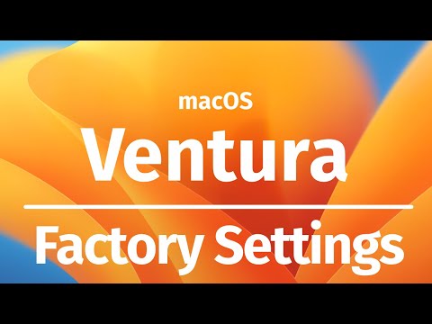 Erase your Mac and Reset it to Factory Settings macOS Ventura