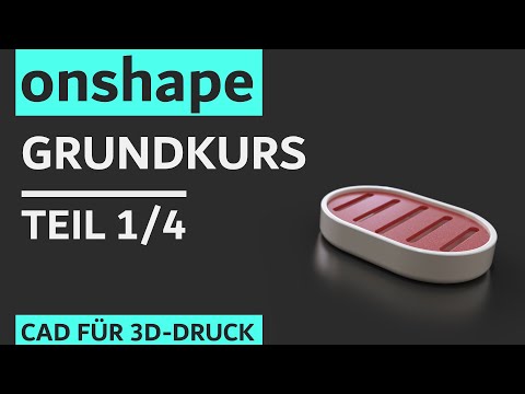 Onshape Grundkurs - Teil 1 | CAD für Anfänger (Deutsch)