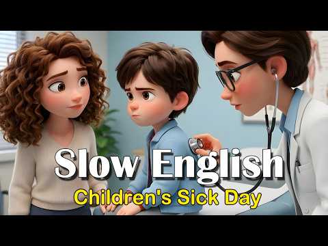 Easy English Listening Practice(A2 Level)丨A Day with the Family Doctor |  When Children Got Sick