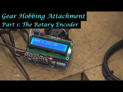 #MT50 Part 1 - Making a Gear Hobbing Attachment. The Rotary Encoder. In 4K/UHD by Andrew Whale.