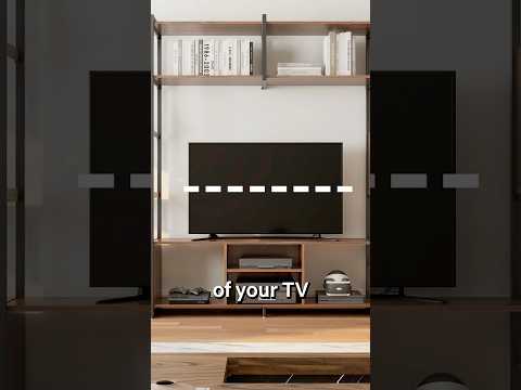 the BEST Height for a TV #subreddit #TV #lifehack