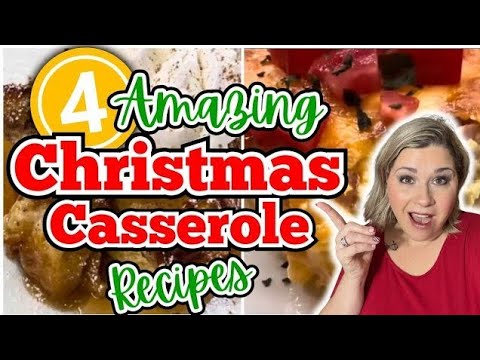 4 CHRISTMAS BREAKFAST CASSEROLES You'll Make EVERY YEAR! | HOLIDAY Breakfast Casserole Recipes