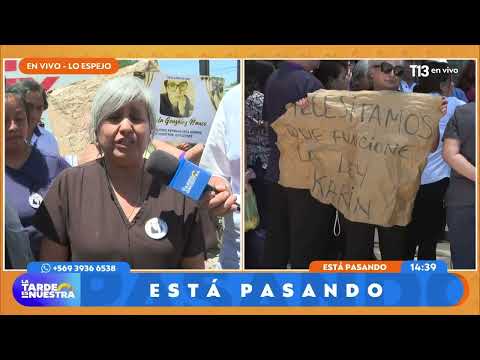 Protestas en Lo Espejo por enfermera que se habría quitado la vida por presunto acoso laboral
