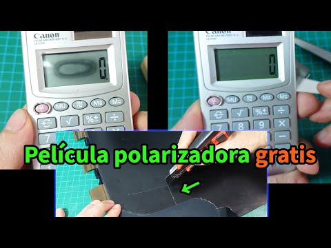 Cómo reparar una pantalla LCD con manchas negras & Cómo conseguir película polarizadora gratis