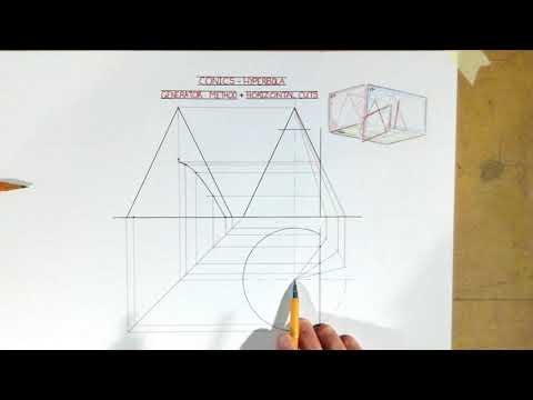 Conics - Hyperbola True Shape - Generator & Horizontal Cuts