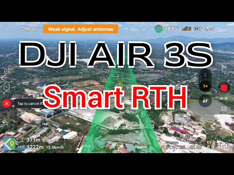 DJI Air3S New Smart RTH Test - Return to Indoor Room