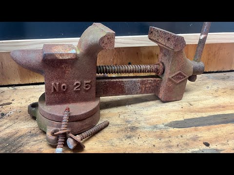 Old Rusty Vise Restoration | Incredible Transformation Step by Step