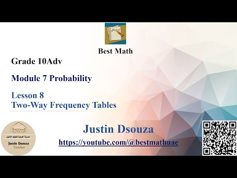 Two Way Frequency Tables  | Probability |