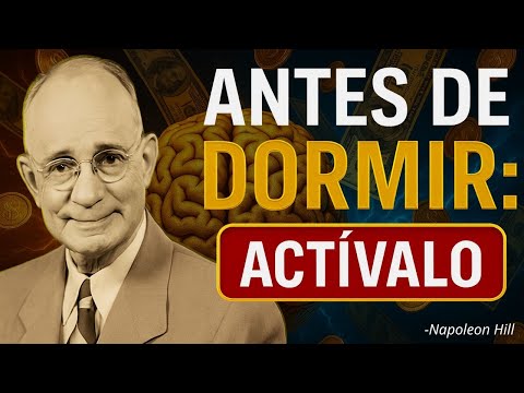 Escucha ESTO antes de dormir y MAÑANA NO SERÁS EL MISMO | Napoleon Hill