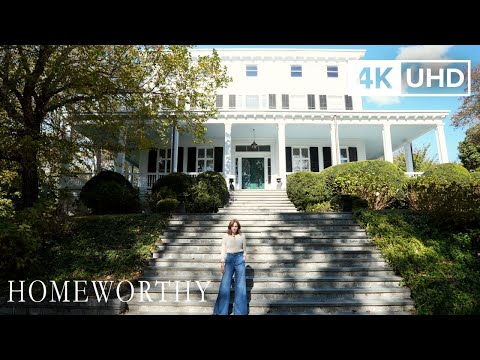 HOUSE TOUR | Inside a 19th-Century Southern-Style Greek Revival Filled with Meaningful Antiques | 4K
