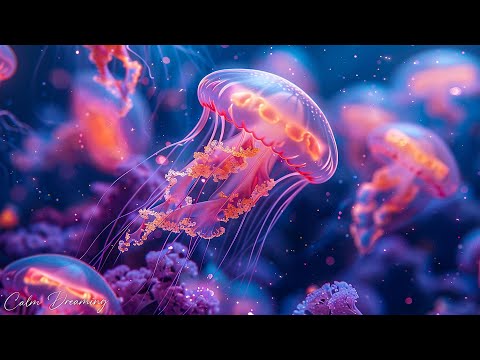 Calming Jellyfish Aquarium ~ Meditation Music for Sleep & Sleeping, Stress Relief & Massage #3
