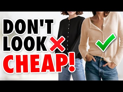 10 Clothes That Look CHEAP! (what to wear instead)
