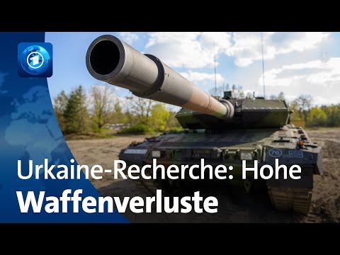 Recherche: Ukraine verzeichnet hohe Verluste bei schweren Waffen