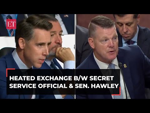 Trump shooting hearing: Senator Hawley and Secret Service Director get into heated exchange, watch!