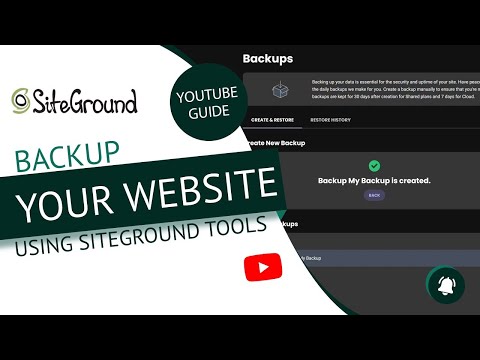 How to Take a Backup of Your Website using SiteGround Site Tools
