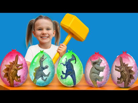 Zamrznuté Dino Vajcia sa Menia na OBROVSKÉ Dinosaury! ❄️🦕