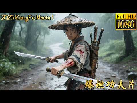 2025 Latest Kung Fu Movie! Family slaughtered, he masters peerless swordsmanship, kills all villains