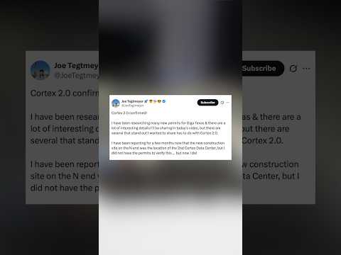 NEW Tesla AI Data Center