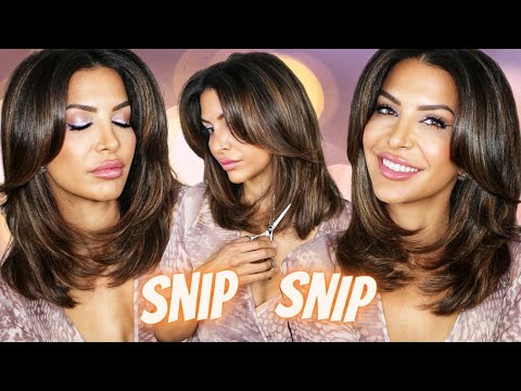 How to Cut Face Framing Layers into your own Hair *without having a meltdown