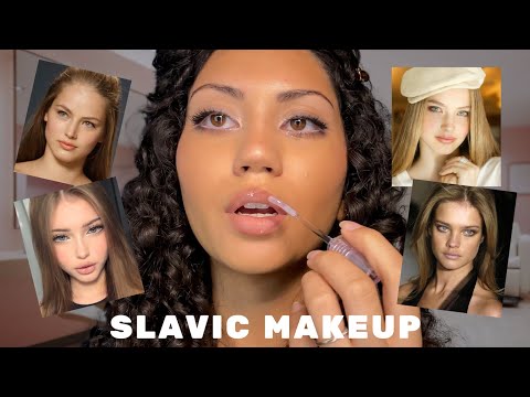 BROWN GIRL TRIES SLAVIC MAKEUP - Makeup Around the World (episode 6)
