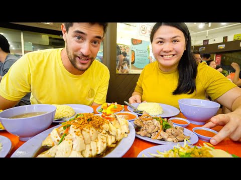 22 Singapore STREET FOOD Hawkers ๐ธ๐ฌ INDIAN Appam, CHINESE Chicken Rice & MALAY Laksa!