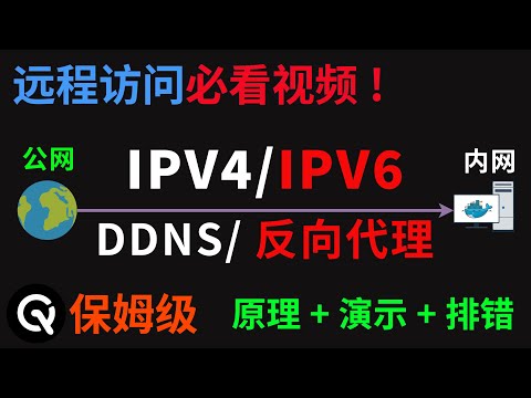 【全网最细】手把手教你从外网访问家庭内网，原理+演示+排错、动态域名解析（DDNS-GO）、反代服务器（Nginx Proxy Manager）、证书及申请全面讲解