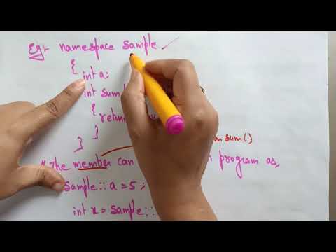 Namespace in c++ | Part-1/2 | Rules | OOPs in C++ | Lec-40 | Bhanu Priya