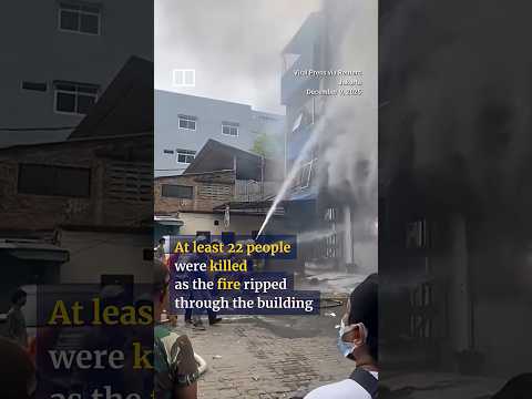 Battery explosion suspected in deadly office fire in Jakarta