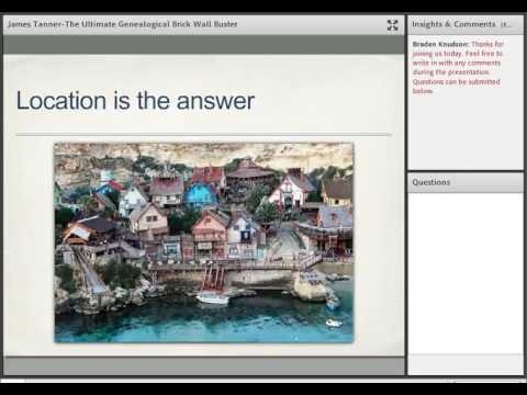 The Ultimate Genealogical Brick Wall Buster - James Tanner