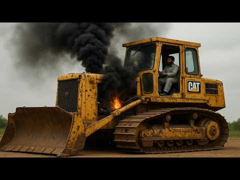 Old Bulldozer Overheats & Shuts Down — Full Engine Restoration