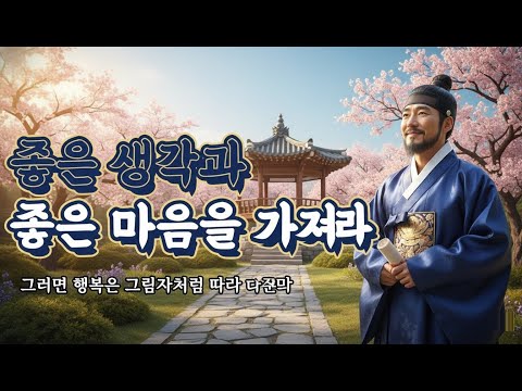 그러면 행복은 그림자처럼 따라온다 | 채근담, 장자, 헤르만 헤세, 명심보감, 석가모니, 칸트, 노자, 아리스토텔레스, 쇼펜하우어의 인생 명언 | 좋은 생각과 좋은 마음을 가져라