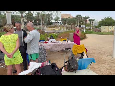 ПРОГУЛКА ВДОЛЬ МЁРТВОГО МОРЯ  ПЛЯЖ МУСУЛЬМАНЕ ИЗРАИЛЯ