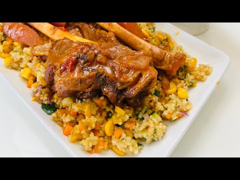 Vegetable fried bulgur