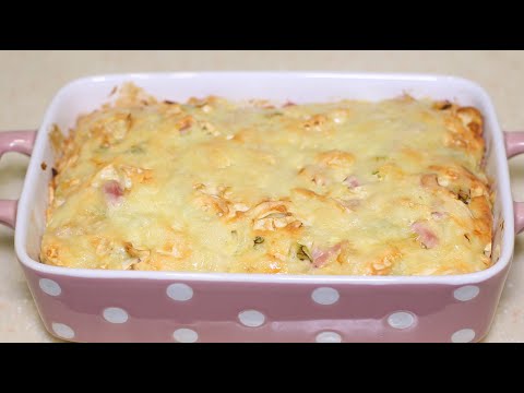 Пирог-запеканка из лаваша. Готовлю и на ужин и на завтрак.