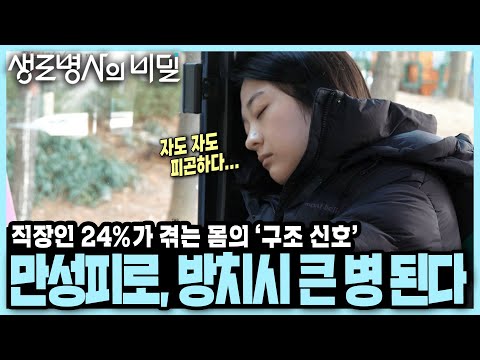 "피로는 몸이 외치는 구조 신호입니다" 만성 피로 호소하는 6인 참가! 증상별 피로 탈출 3주 프로젝트 I KBS 190320 방송