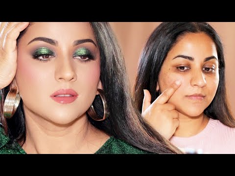 Flawless Full Coverage Glam Makeup on TEXTURED Skin