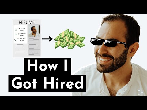 My $100,000+ Data Science Resume (what got me hired)