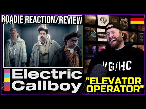 ROADIE REACTIONS | Electric Callboy - "Elevator Operator"