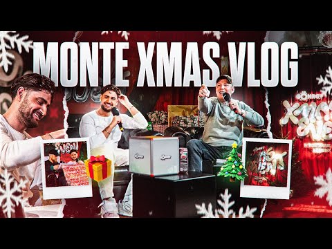 MONTE XMAS WEIHNACHTSEVENT VLOG MIT MELINA, GTIME, GTASTY, TRYMACS & CO.