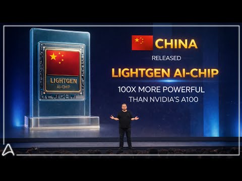China Just Built a Light-Based AI Chip 100× Faster Than Nvidia’s A100!