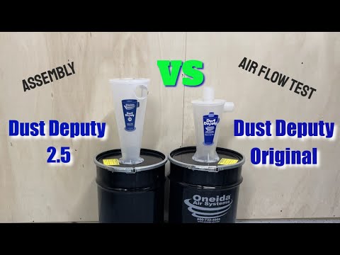 Dust Deputy 2.5 - Assembly and Air Flow Test!