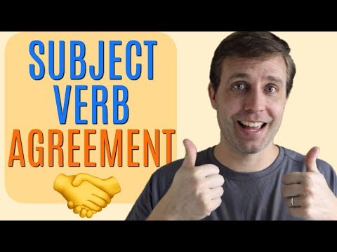 LEARN SUBJECT-VERB AGREEMENT | Advanced Grammar