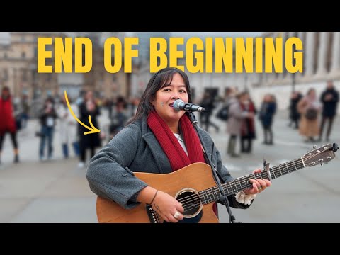 You NEED to Hear This Street Performance Of This VIRAL SONG | End Of Beginning (Djo)